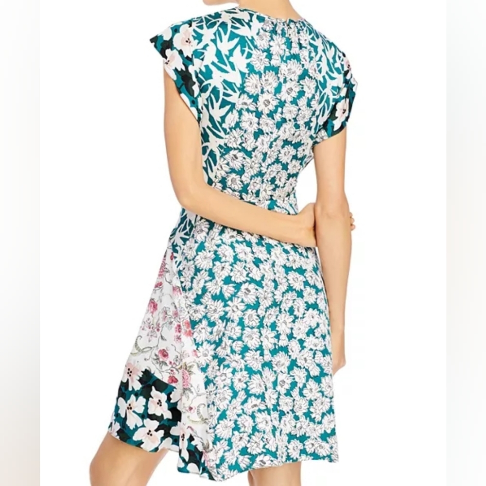 Rebecca TaylorSerene Flowers Patchwork Dress - Picture 2 of 13